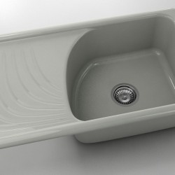  Mивка Classic 203, Polymer Marble, 13 Инокс, с включен сифон  - FAT