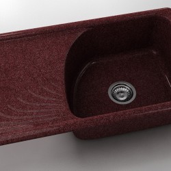  Mивка Classic 203, Granicite, 100 Bordo, с включен сифон  - FAT