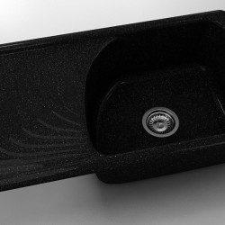  Mивка Classic 203, Granicite, 422 Galaxy Black, с включен сифон  - FAT