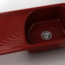  Mивка Classic 203, Granicite, 530 Firebrick, с включен сифон  - FAT