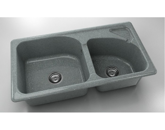 Mивка Classic 204, Granicite, 251 City Grey, с включен сифон