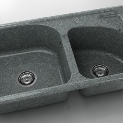  Mивка Classic 204, Granicite, 254 Slate, с включен сифон  - FAT