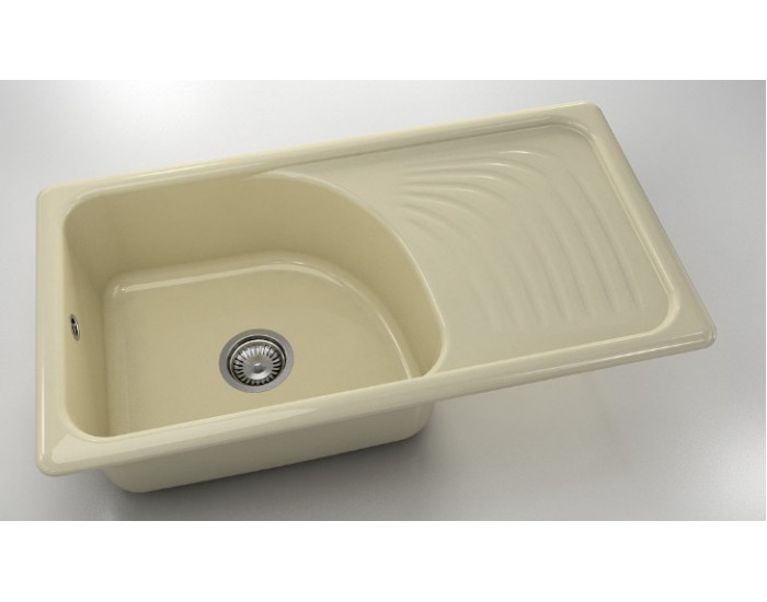 Mивка Classic 205, Polymer Marble, 03 Жасмин, с включен сифон