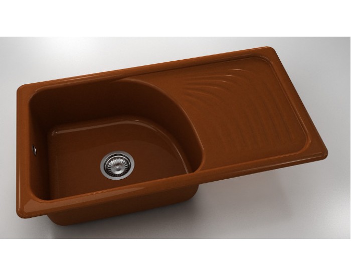 Mивка Classic 205, Polymer Marble, 07 Азалия, с включен сифон