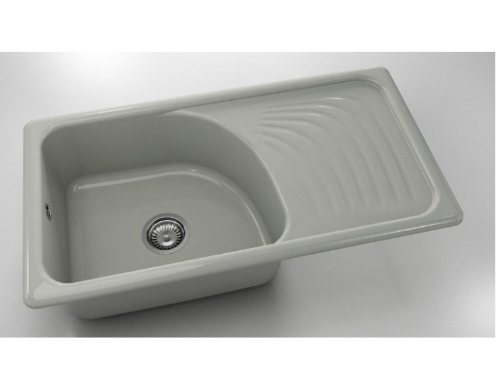 Mивка Classic 205, Polymer Marble, 13 Инокс, с включен сифон