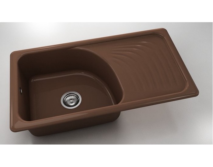 Mивка Classic 205, Polymer Marble, 17 Светло венге, с включен сифон