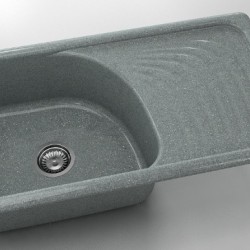  Mивка Classic 205, Granicite, 251 City Grey, с включен сифон  - Кухня
