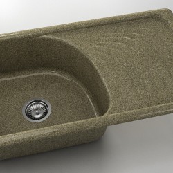  Mивка Classic 205, Granicite, 330 Walnut Toffee, с включен сифон  - Мивки