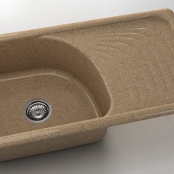  Mивка Classic 205, Granicite, 810 Cinnamon, с включен сифон  - Мивки