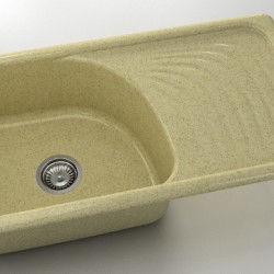  Mивка Classic 205, Granicite, 879 Cocoa cream, с включен сифон  - Кухня