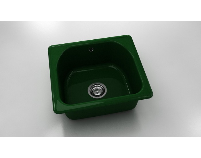 Mивка Classic 207, Polymer marble, 09 Зелен гранит, с включен сифон