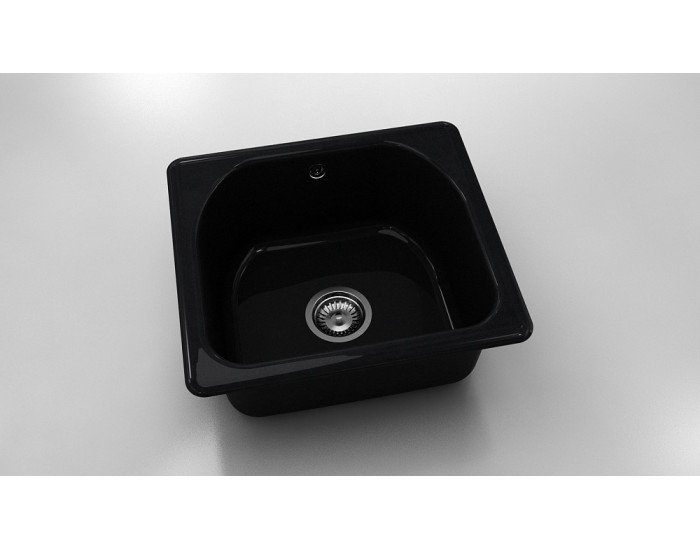 Mивка Classic 207, Polymer marble, 12 Черен гранит, с включен сифон