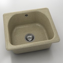  Mивка Classic 207, Granicite, 134 Sahara,  с включен сифон  - Кухня