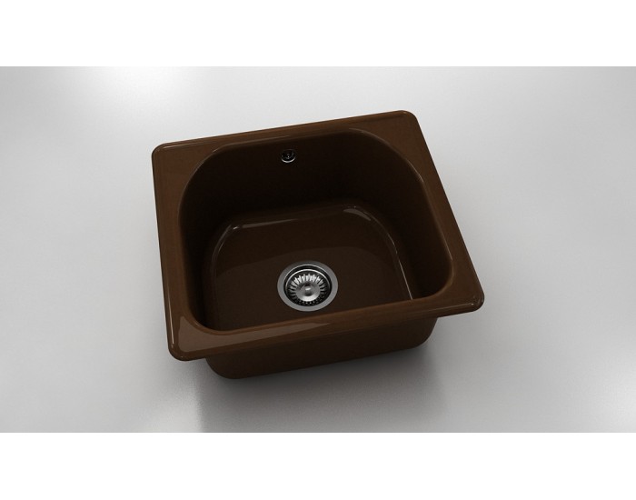 Mивка Classic 207, Polymer marble, 17 Светло венге, с включен сифон