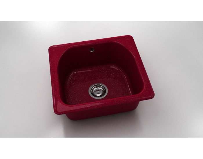 Mивка Classic 207, Polymer marble, 20 Сребрист виолет, с включен сифон