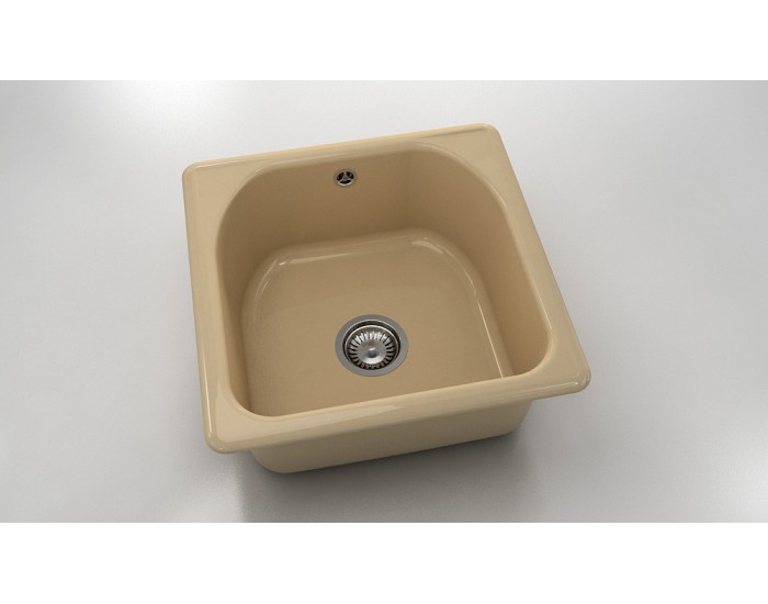 Mивка Classic 208, Polymer marble, 04 Розов оникс,  с включен сифон