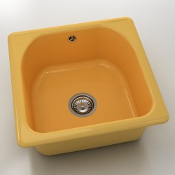  Mивка Classic 208, Polymer marble, 06 Андалусия,  с включен сифон  - Кухня