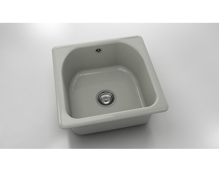 Mивка Classic 208, Polymer marble, 13 Инокс,  с включен сифон