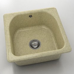  Mивка Classic 208, Granicite, 229 Sandcastle,  с включен сифон  - Кухня