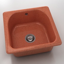  Mивка Classic 208, Granicite, 239 Dark selmon,  с включен сифон  - Кухня