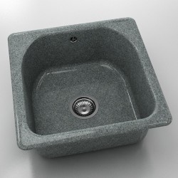  Mивка Classic 208, Granicite, 254 Slate,  с включен сифон  - Кухня