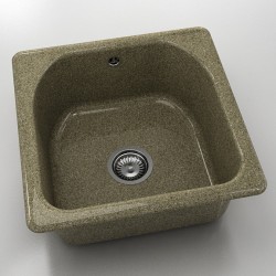  Mивка Classic 208, Granicite, 330 Walnut Toffee,  с включен сифон  - Кухня