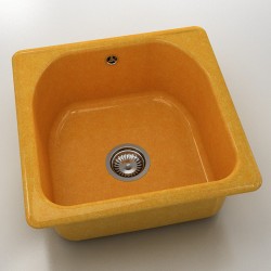  Mивка Classic 208, Granicite, 910 Camel,  с включен сифон  - Кухня