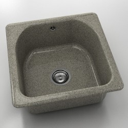  Mивка Classic 208, Granicite, 940 Space Gray,  с включен сифон  - Кухня