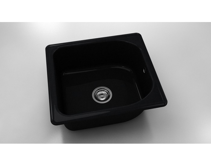 Mивка Classic 209, Polymer marble, 12 Черен гранит, с включен сифон