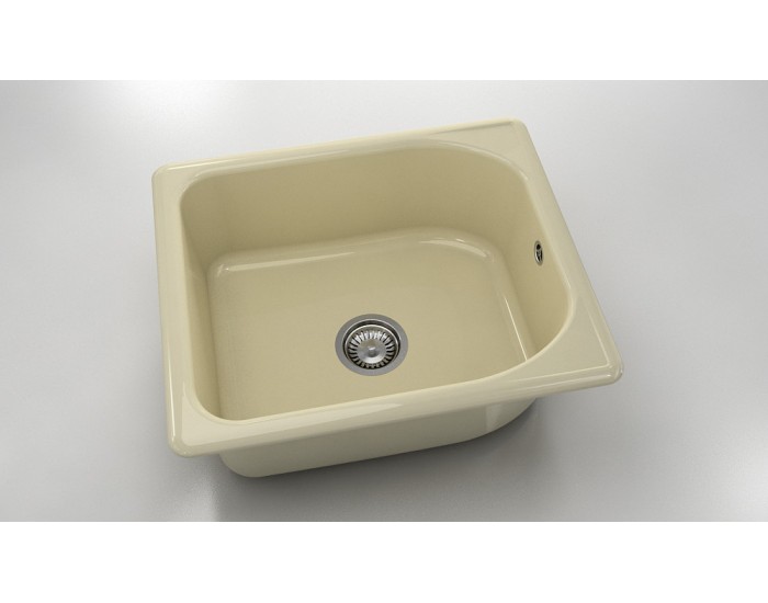 Mивка Classic 210, Polymer Marble, 03 Жасмин, с включен сифон