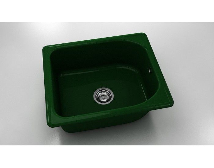 Mивка Classic 210, Polymer Marble, 09 Зелен гранит, с включен сифон