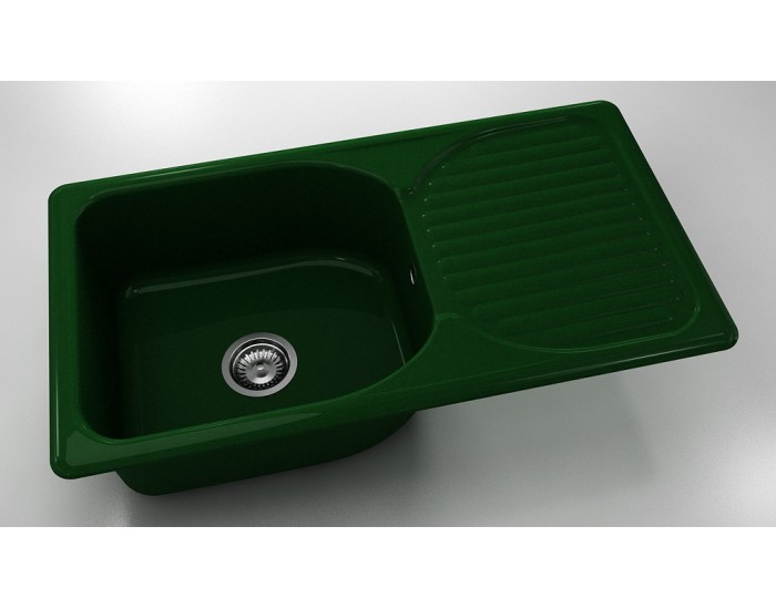 Mивка Classic 211, Polymer Marble, 09 Зелен гранит, с включен сифон