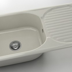  Mивка Classic 212, Polymer Marble, 11 Сив гранит, с включен сифон  - Кухня