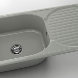  Mивка Classic 212, Polymer Marble, 13 Инокс, с включен сифон  - Кухня