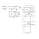 Mивка Classic 212, Granicite, 422 Galaxy Black, с включен сифон