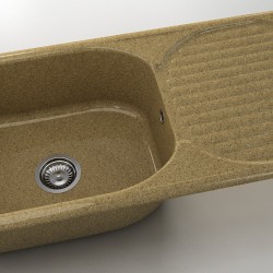  Mивка Classic 212, Granicite, 343 White Frappe, с включен сифон  - Кухня