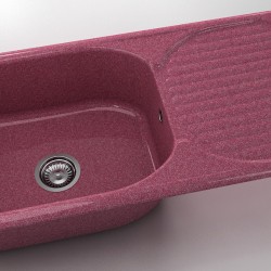  Mивка Classic 212, Granicite, 460 Violet, с включен сифон  - Кухня