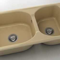  Mивка Classic 213, Polymer marble, 05 Капучино гранит, с включен сифон  - Кухня