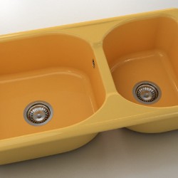  Mивка Classic 213, Polymer marble, 06 Андалусия, с включен сифон  - Кухня