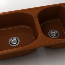  Mивка Classic 213, Polymer marble, 07 Азалия, с включен сифон  - Кухня