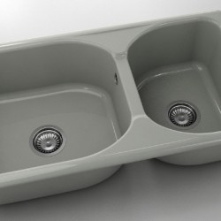  Mивка Classic 213, Polymer marble, 13 Инокс, с включен сифон  - Кухня
