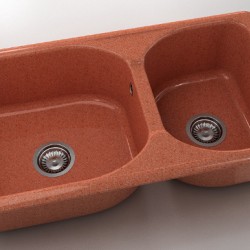  Mивка Classic 213, Granicite, 239 Dark selmon, с включен сифон  - Кухня