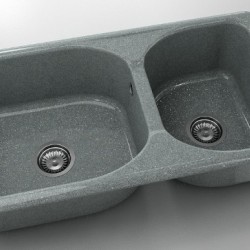  Mивка Classic 213, Granicite, 251 City Grey, с включен сифон  - Кухня