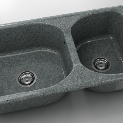  Mивка Classic 213, Granicite, 254 Slate, с включен сифон  - Кухня
