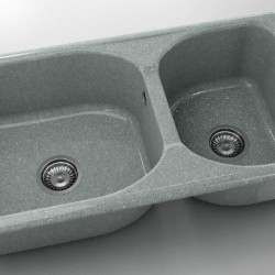  Mивка Classic 213, Granicite, 259 Platina, с включен сифон  - Кухня