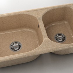  Mивка Classic 213, Granicite, 860 Pink pastel, с включен сифон  - Кухня