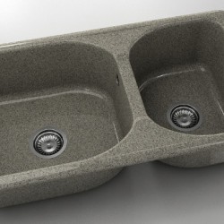  Mивка Classic 213, Granicite, 940 Space Gray, с включен сифон  - Кухня