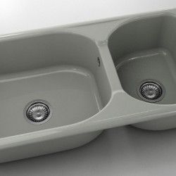  Mивка Classic 214, Polymer marble, 13 Инокс, с включен сифон  - Кухня