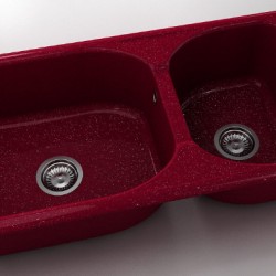  Mивка Classic 214, Polymer marble, 20 Сребрист виолет, с включен сифон  - Кухня