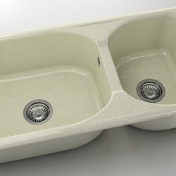  Mивка Classic 214, Granicite, 211 Silver Stone, с включен сифон  - Мивки